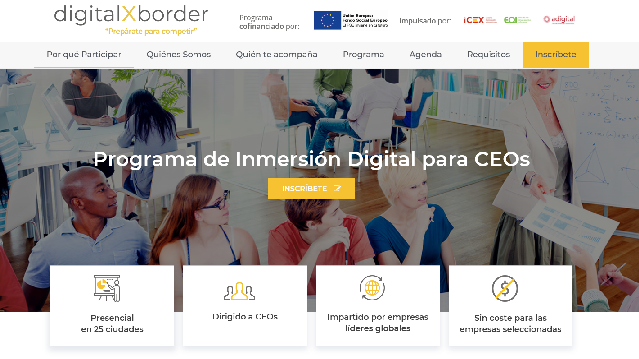 Llega a Asturias digitalXborder, el programa de inmersión digital 360º, diseñado especialmente para CEOs